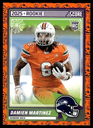 2025 Score Trick or Treat Rookies Pumpkin #46 Damien Martinez NM-MT Sea ID:80162 - Football Card Single