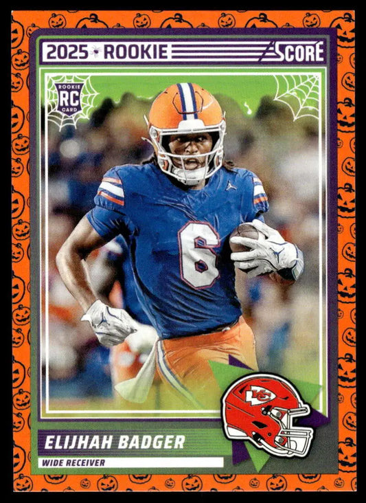 2025 Score Trick or Treat Rookies Pumpkin #69 Elijhah Badger NM-MT Chie ID:80173 - Football Card Single