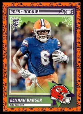 2025 Score Trick or Treat Rookies Pumpkin #69 Elijhah Badger NM-MT Chie ID:80173 - Football Card Single
