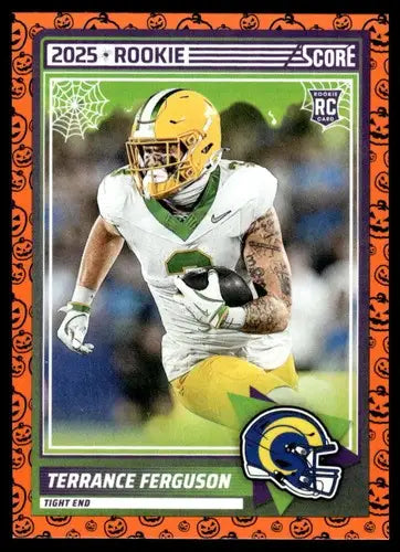 2025 Score Trick or Treat Rookies Pumpkin #72 Terrance Ferguson NM-MT R ID:80174 - Football Card Single