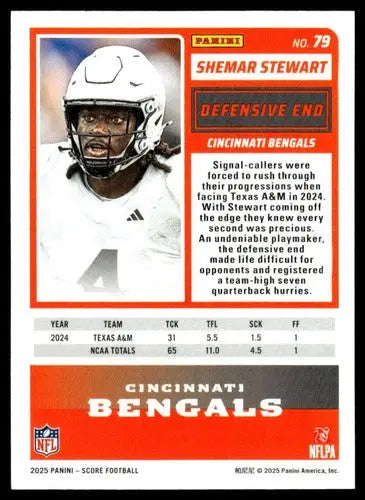 2025 Score Trick or Treat Rookies Pumpkin #79 Shemar Stewart NM-MT Beng ID:80177 - Football Card Single