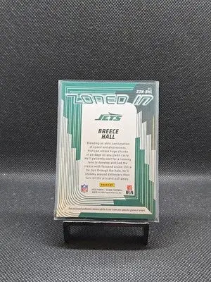 2025 Score - Zoned in Breece Hall #ZON-BHL Jerseys (MEM) - Football Card Single