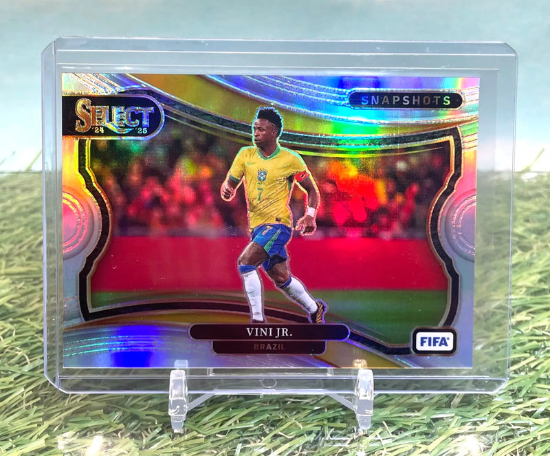 2025 Select FIFA Vini Jr. Snapshots Insert Brazil Silver Prizm - Soccer Card Single