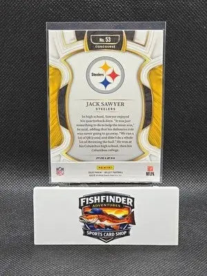 2025 Select Football Jack Sawyer Rookie Silver Prizm Steelers #53 - Football Card Single