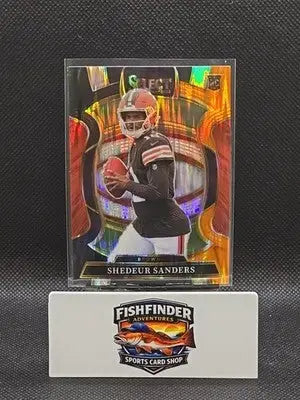2025 Select Orange & Black Shock Prizm Shedeur Sanders (RC) Cleveland Browns #54 - Football Card Single
