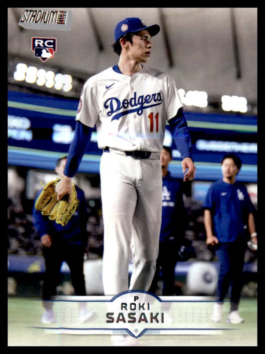 2025 Stadium Club #187 Roki Sasaki RC RC - Baseball Card Single