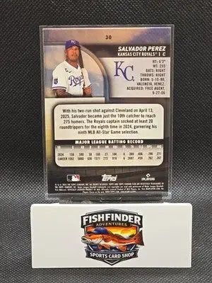 2025 Stadium Club #30 Salvador Perez Sepia Foil - Baseball Card Single