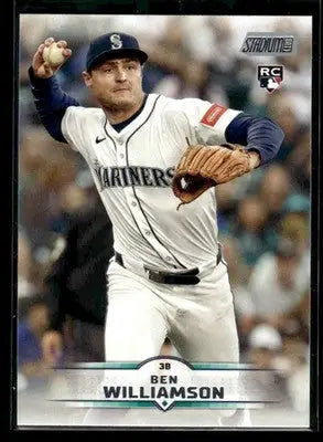 2025 Stadium Club Ben Williamson #163 RC Seattle Mariners - Baseball Card Single