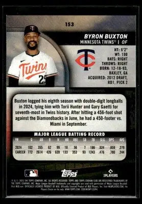 2025 Stadium Club Byron Buxton #153 Minnesota Twins - Baseball Card Single