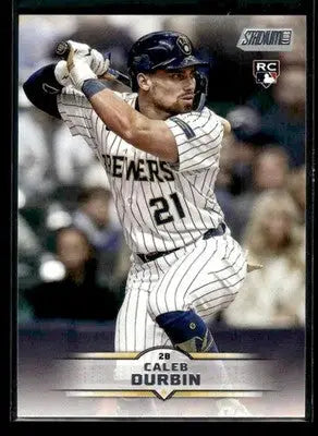 2025 Stadium Club Caleb Durbin #142 RC Milwaukee Brewers - Baseball Card Single