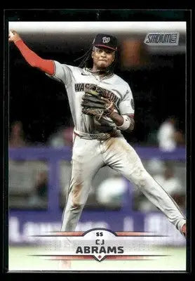 2025 Stadium Club CJ Abrams #188 Washington Nationals - Baseball Card Single