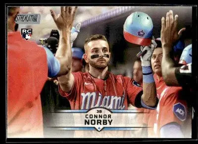 2025 Stadium Club Connor Norby #149 RC Miami Marlins - Baseball Card Single