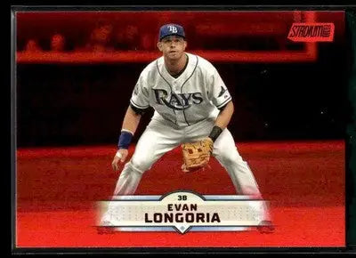 2025 Stadium Club Evan Longoria #110 Red Foil Tampa Bay Rays - Baseball Card Single