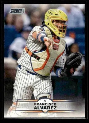 2025 Stadium Club Francisco Alvarez #123 New York Mets - Baseball Card Single