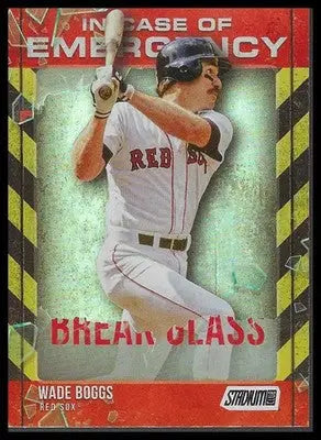 2025 Stadium Club #ICE-17 Wade Boggs In Case of Emergency Boston Red Sox