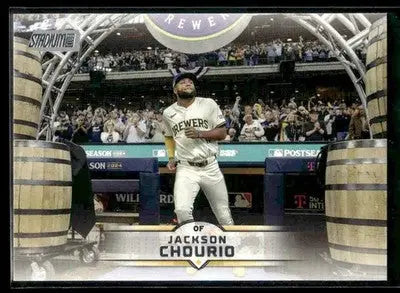 2025 Stadium Club Jackson Chourio #138 Milwaukee Brewers - Baseball Card Single