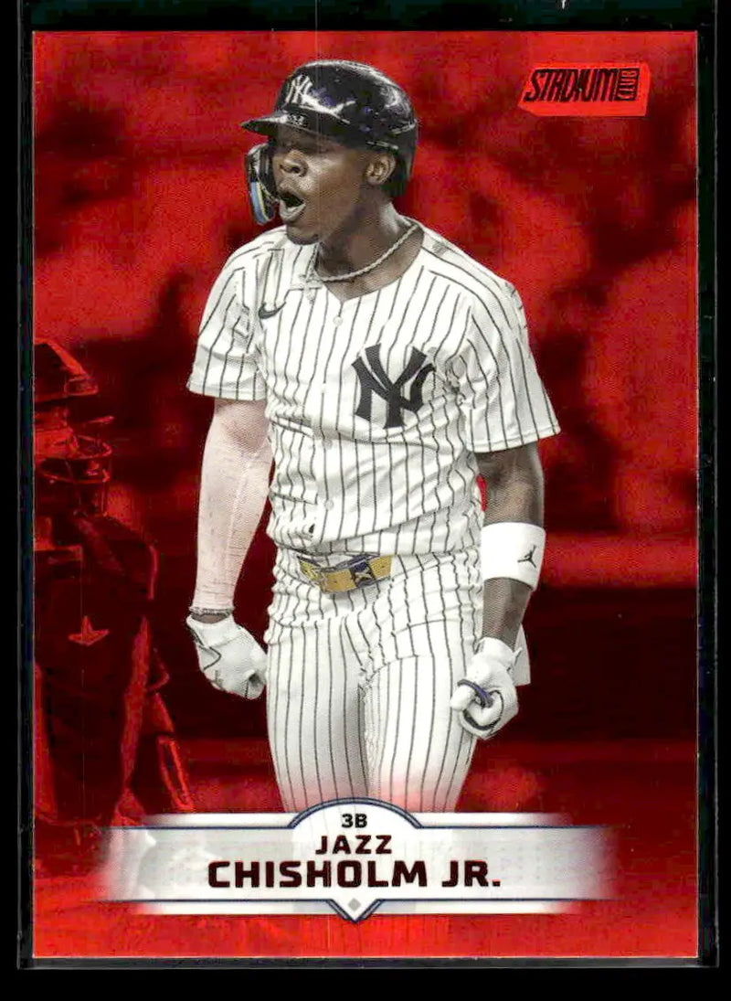 2025 Stadium Club Jazz Chisholm Jr. #164 Bronze Foil New York Yankees - Baseball Card Single