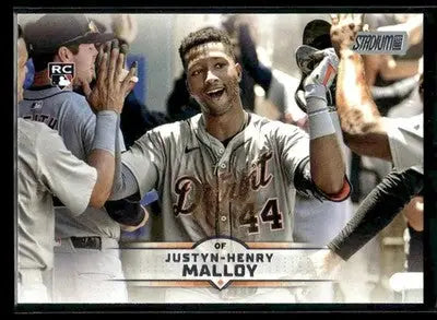 2025 Stadium Club Justyn-Henry Malloy #64 RC Detroit Tigers - Baseball Card Single