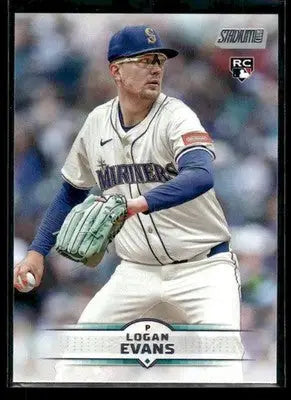 2025 Stadium Club Logan Evans #52 RC Seattle Mariners - Baseball Card Single