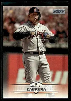 2025 Stadium Club Miguel Cabrera #55 Detroit Tigers - Baseball Card Single