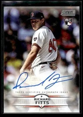 2025 Stadium Club Richard Fitts #SCBA-RF Base Autographs AU Boston Red Sox - Baseball Card Single