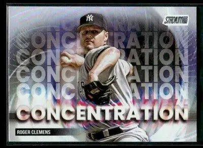2025 Stadium Club Roger Clemens #C-1 Concentration New York Yankees - Baseball Card Single