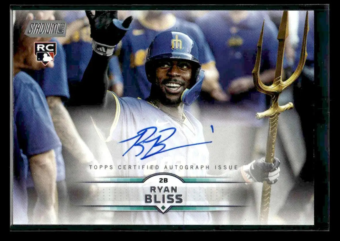 2025 Stadium Club Ryan Bliss #SCBA-RB Base Autographs AU Seattle Mariners - Baseball Card Single