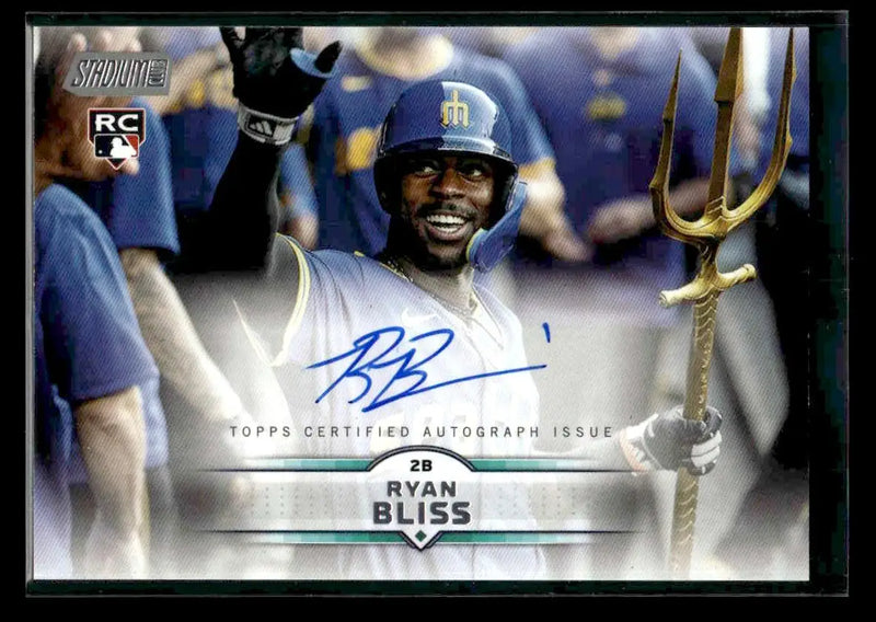 2025 Stadium Club Ryan Bliss #SCBA-RB Base Autographs AU Seattle Mariners - Baseball Card Single