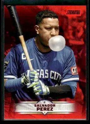 2025 Stadium Club Salvador Perez #30 Red Foil Kansas City Royals - Baseball Card Single