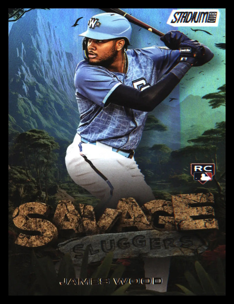 2025 Stadium Club Savage Sluggers #SS-20 James Wood - Baseball Card Single