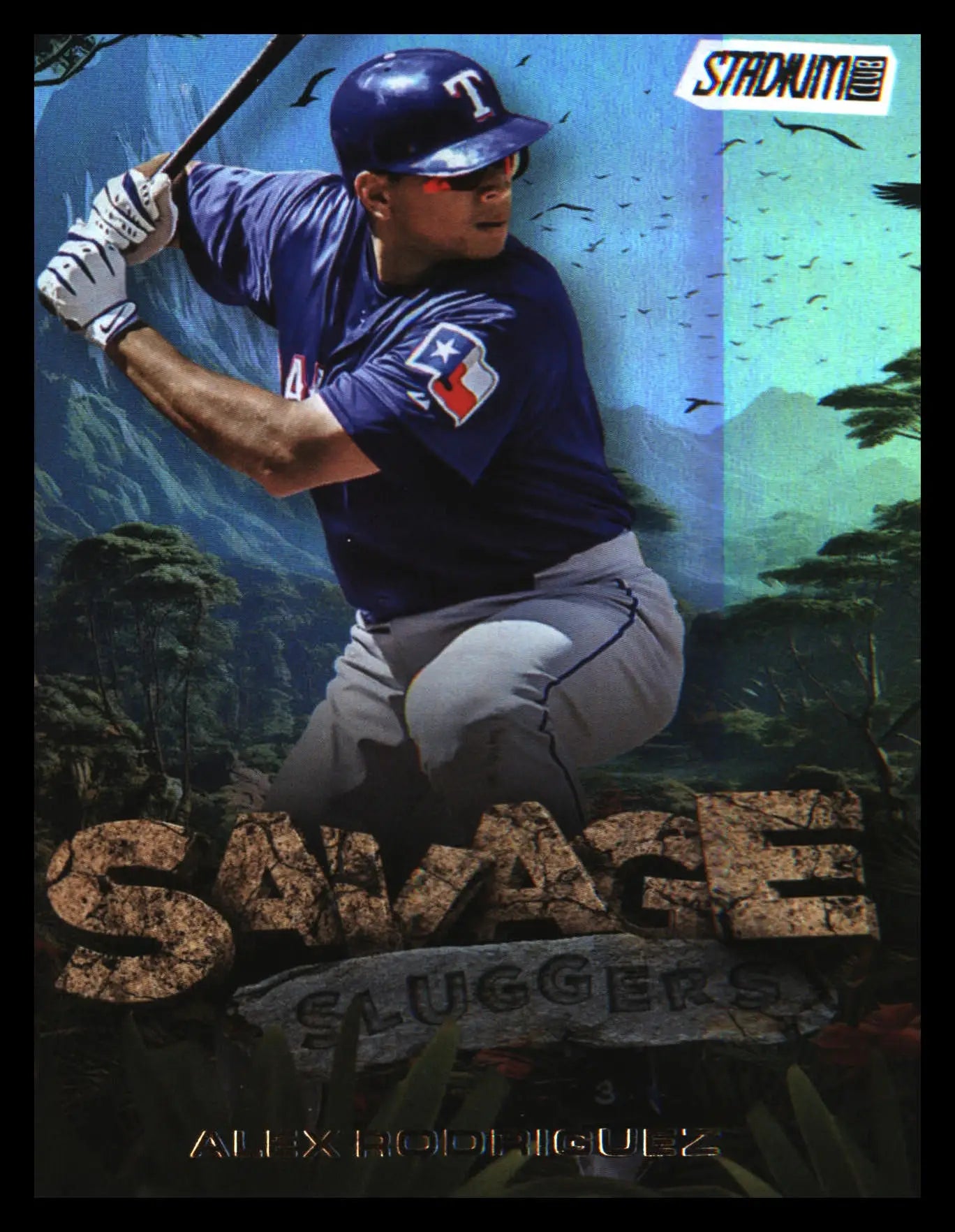2025 Stadium Club Savage Sluggers #SS-9 Alex Rodriguez - Baseball Card Single