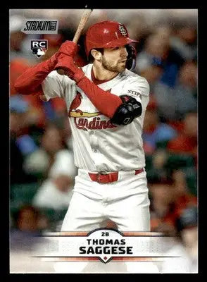2025 Stadium Club Thomas Saggese #157 RC St. Louis Cardinals - Baseball Card Single