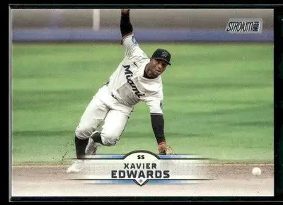 2025 Stadium Club Xavier Edwards #107 Miami Marlins - Baseball Card Single