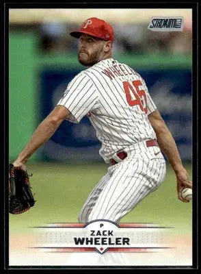 2025 Stadium Club Zack Wheeler #114 Philadelphia Phillies - Baseball Card Single