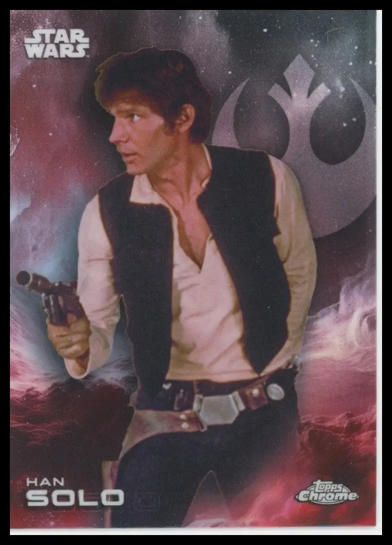 2025 Star Wars Topps Chrome Han Solo #58 A New Hope