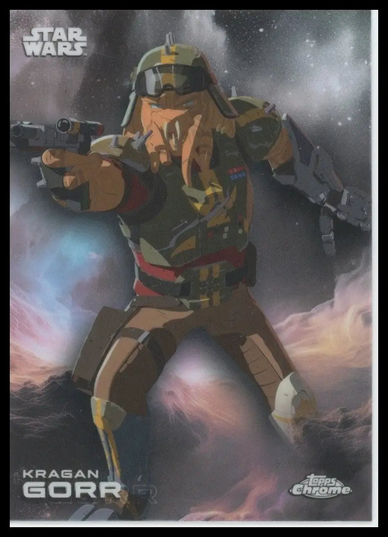 2025 Star Wars Topps Chrome Kragan Gorr #130 Resistance