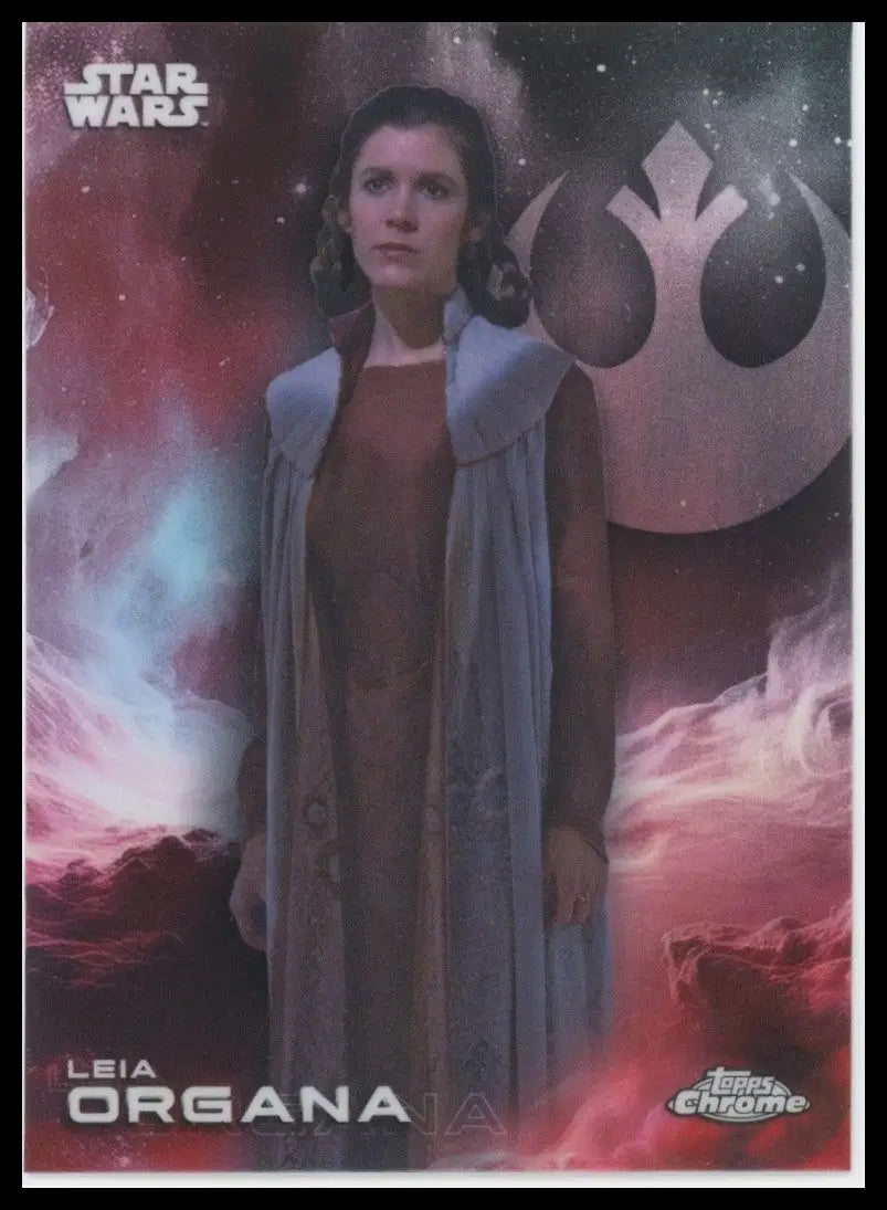 2025 Star Wars Topps Chrome Leia Organa #80 Empire Strikes Back