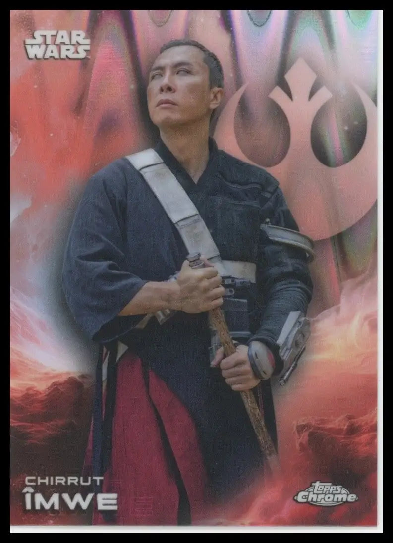 2025 Star Wars Topps Chrome Ray Wave Chirrut Imwe #24 Rogue