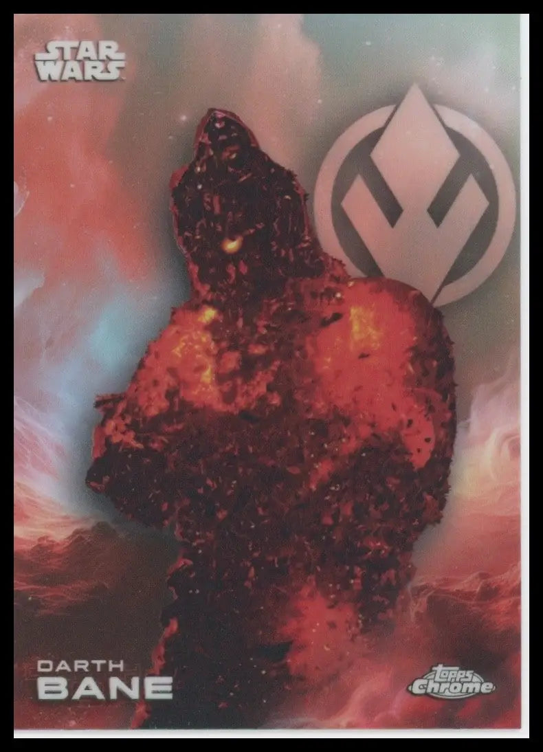 2025 Star Wars Topps Chrome Refractor Darth Bane #113 Clone Wars