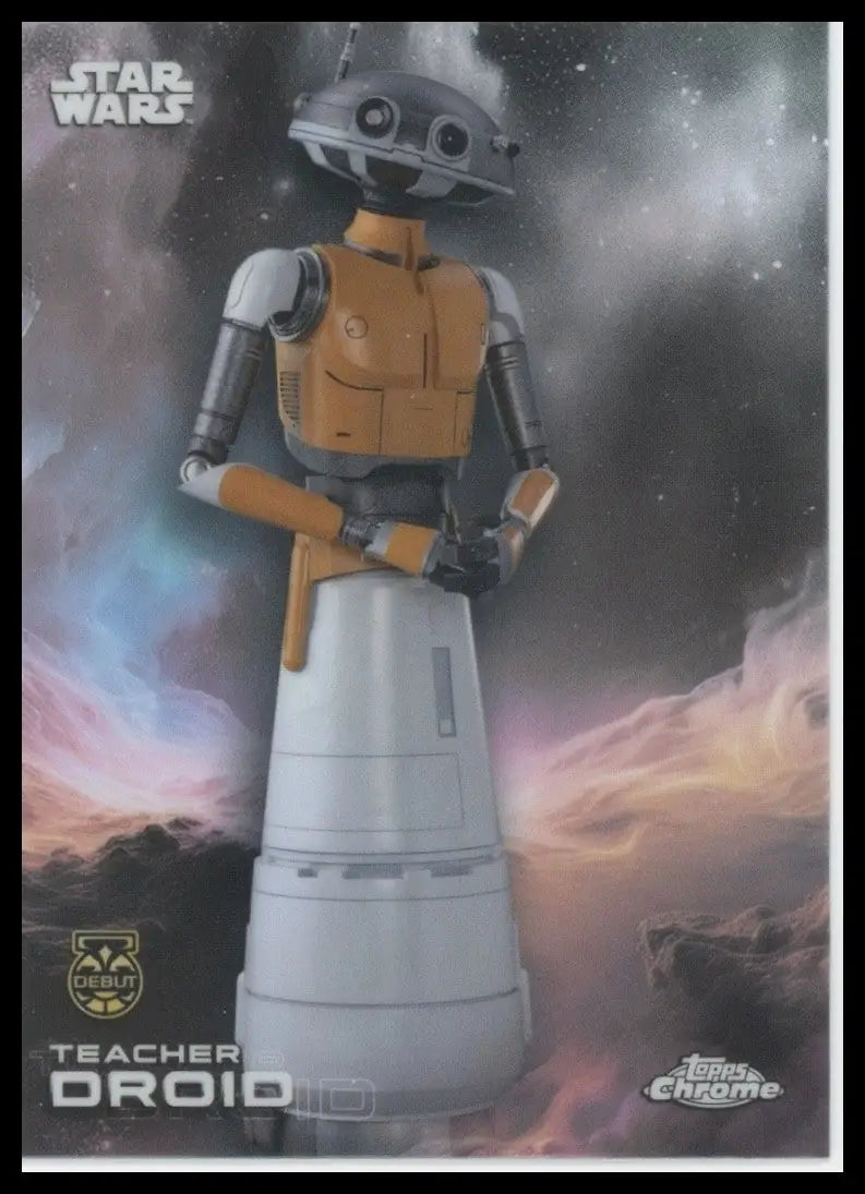 2025 Star Wars Topps Chrome Teacher Droid Debut #176 Skeleton Crew