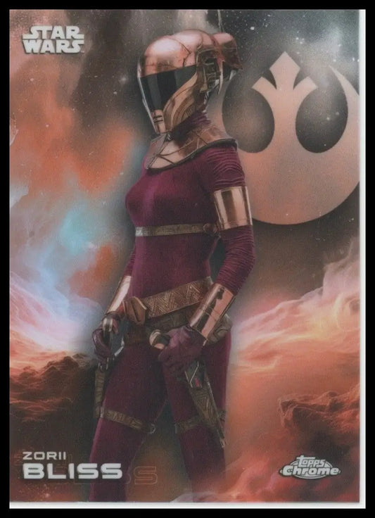 2025 Star Wars Topps Chrome Zorii Bliss #200 Rise of Skywalker - Star Wars Card Single