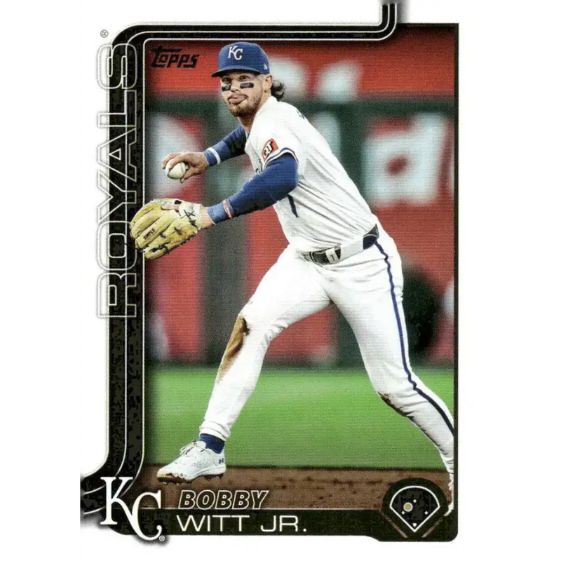 2025 Topps #100 Bobby Witt Jr. NM-MT Kansas City Royals Baseball Card - Baseball Card Single