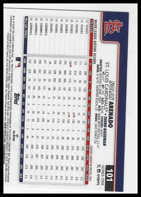 2025 Topps #101 Nolan Arenado