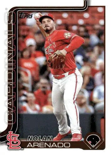 Baseball trading card featuring Nolan Arenado in St. Louis Cardinals uniform, 2025 Topps #101 NM-MT