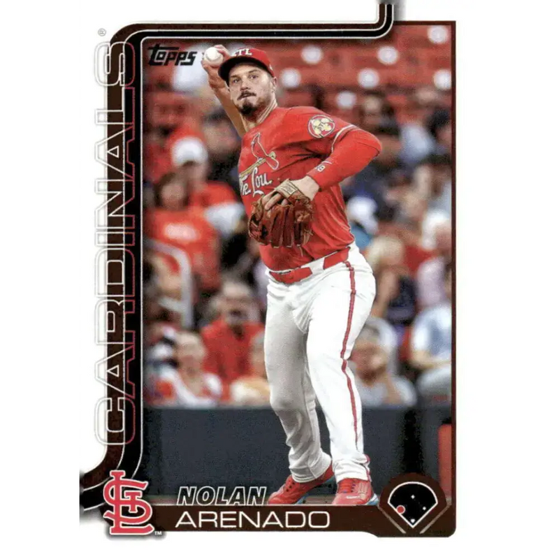 2025 Topps #101 Nolan Arenado NM-MT St Louis Cardinals Baseball Card - Baseball Card Single