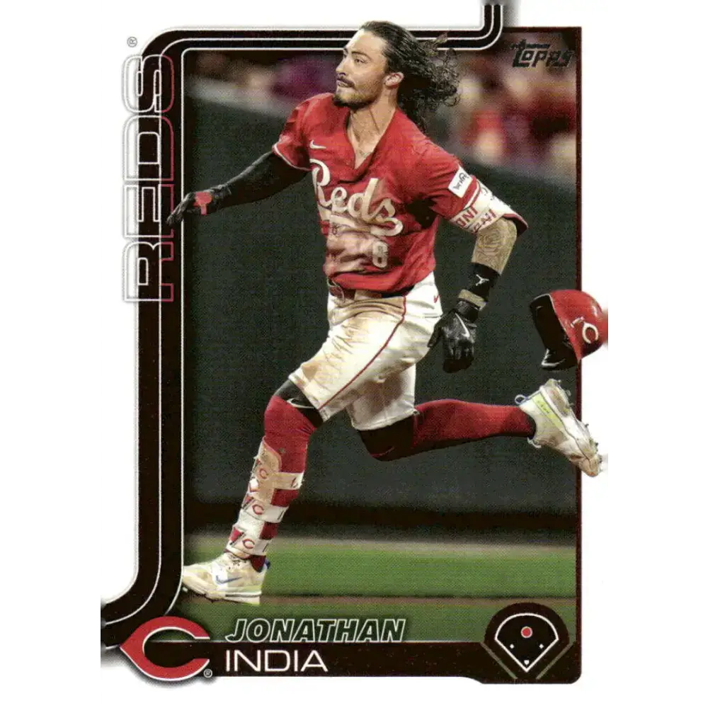 2025 Topps #102 Jonathan India NM-MT Cincinnati Reds Baseball Card - Baseball Card Single