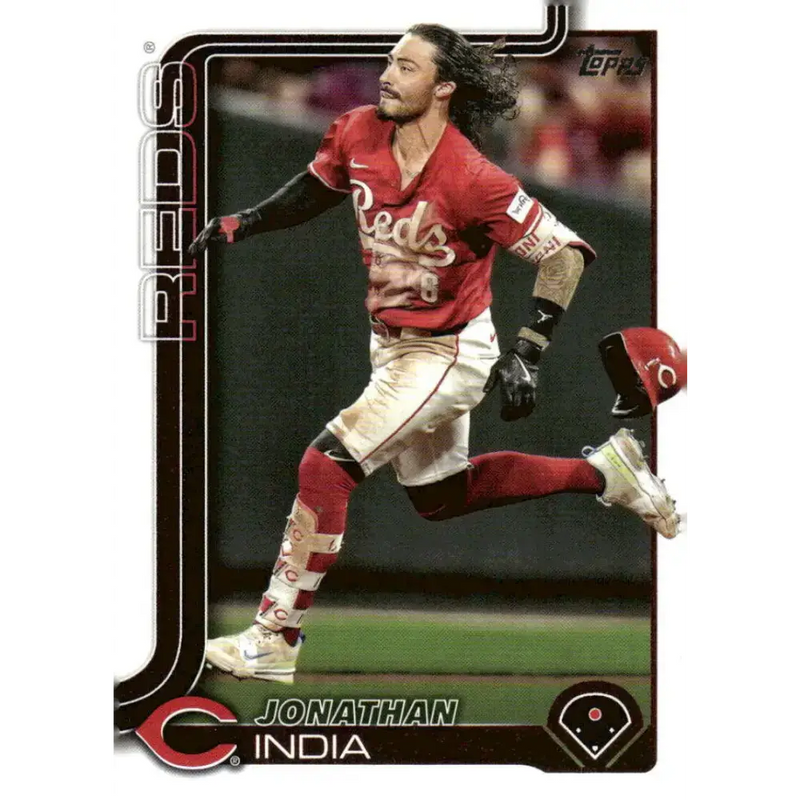 2025 Topps #102 Jonathan India NM-MT Cincinnati Reds Baseball Card - Baseball Card Single