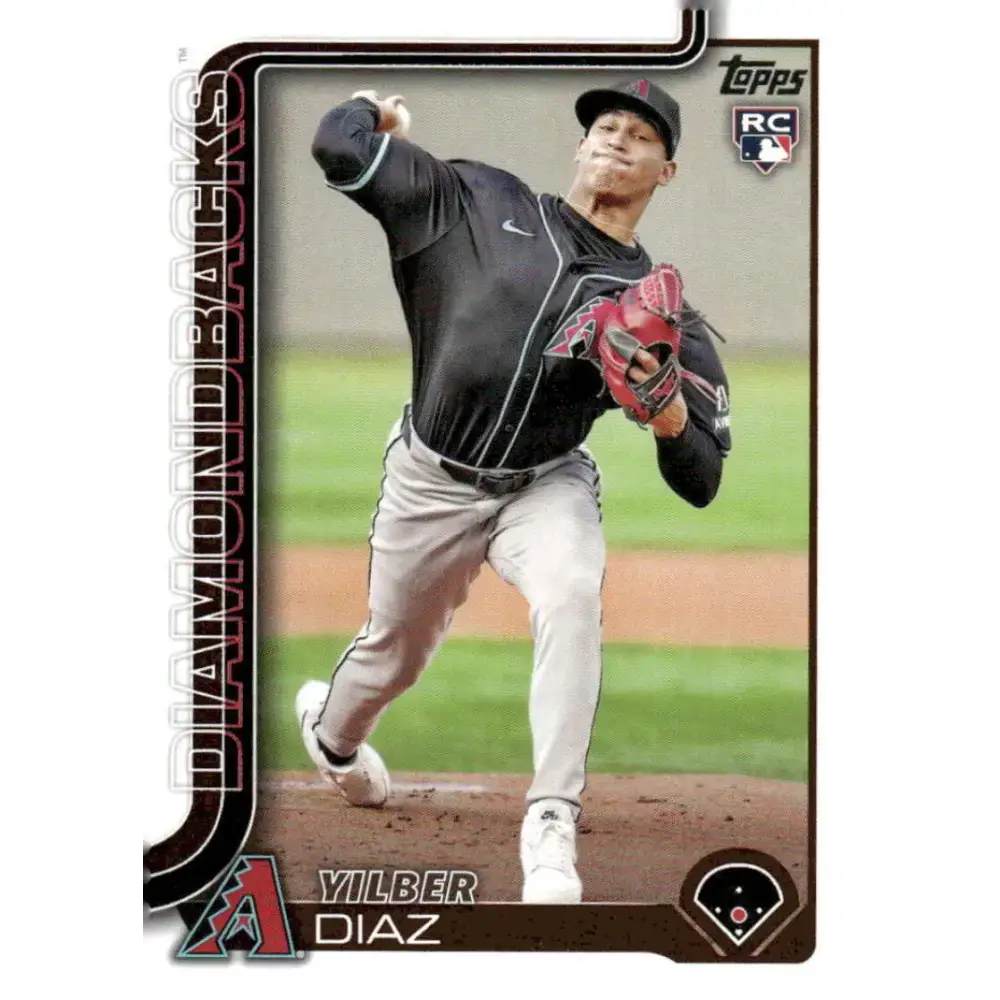 2025 Topps #104 Yilber Diaz NM-MT RC Rookie Arizona Diamondbacks Baseball Card - Baseball Card Single