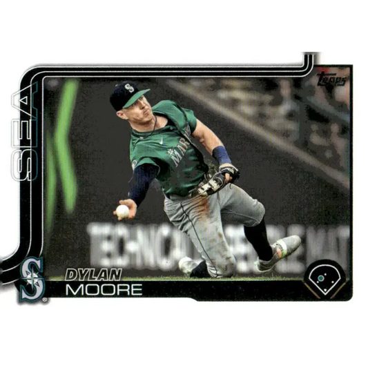 2025 Topps #105 Dylan Moore NM-MT Seattle Mariners Baseball Card - Baseball Card Single