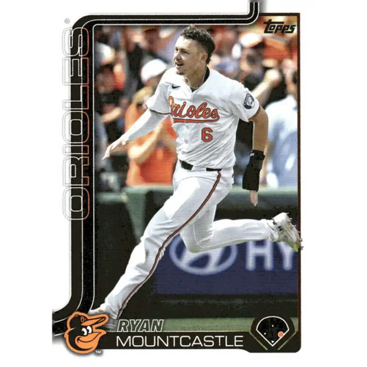 2025 Topps #107 Ryan Mountcastle NM-MT Baltimore Orioles Baseball Card - Baseball Card Single